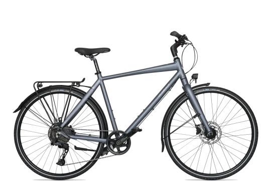 Vélo VTC VELODEVILLE cadre ouvert pour randonnée chemin