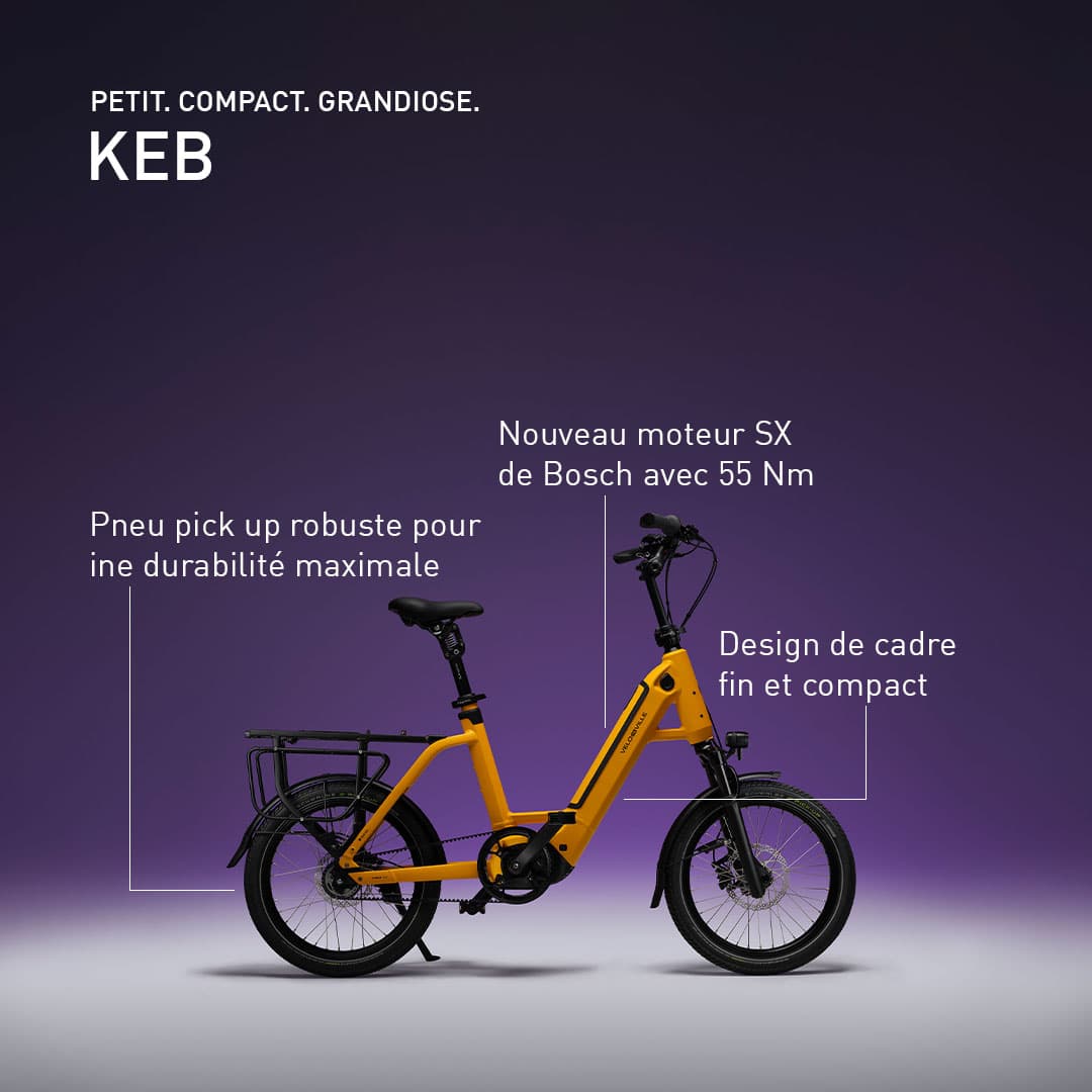 Vélo électrique compact KEB PRO